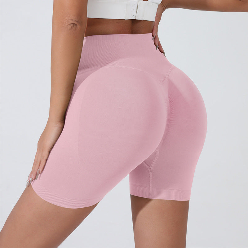 High-Waisted Yoga Shorts Tummy Control Sports Leggings
