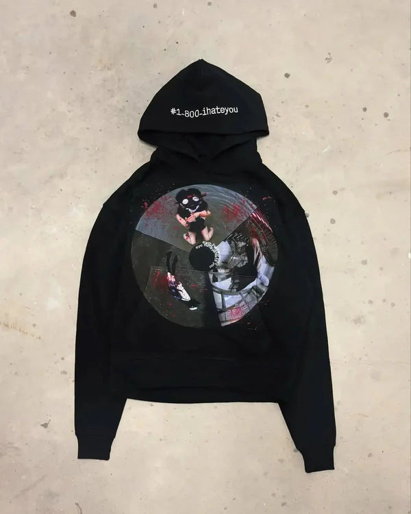 Hooded Sweatshirt Printed