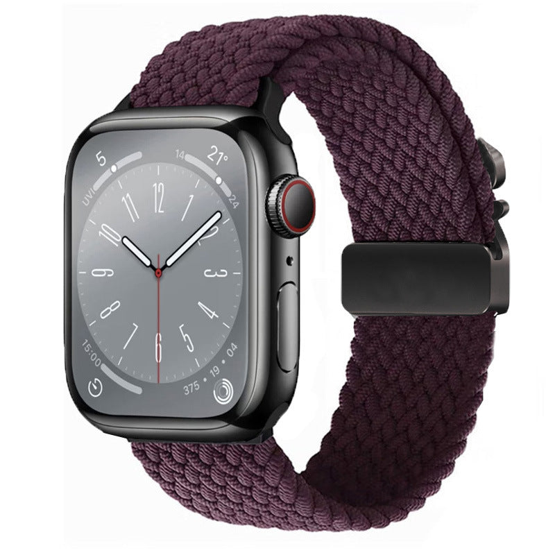 Braided Nylon Apple Watch Strap with Parachute Buckle