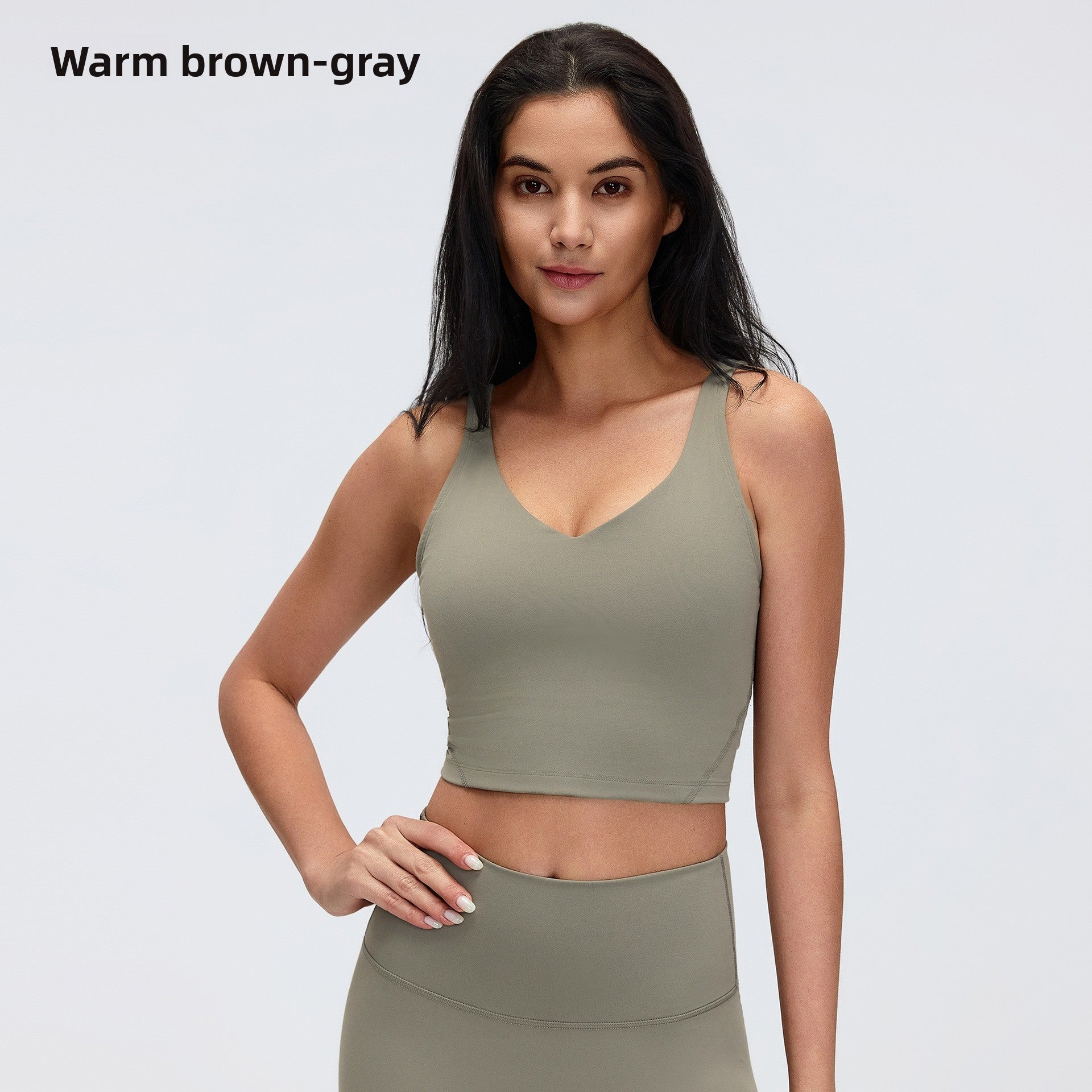 Women's shock-absorbing U-shaped back-support yoga underwear