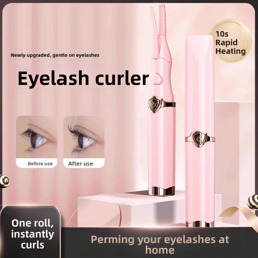 Electric Heated Eyelash Curler Portable Rechargeable