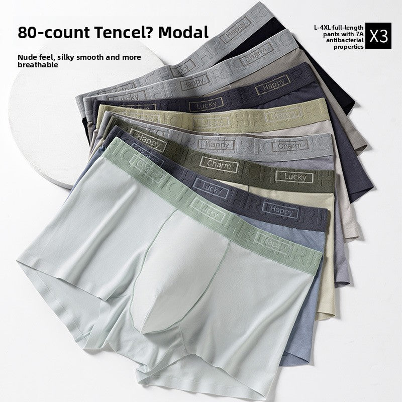 Modal Breathable Mens Boxer Shorts