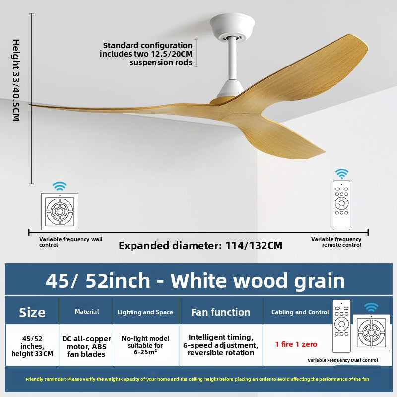 Industrial Retro Ceiling Fan with Inverter Technology