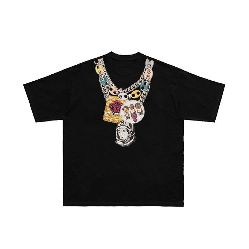 Graphic Print Cotton T-Shirt