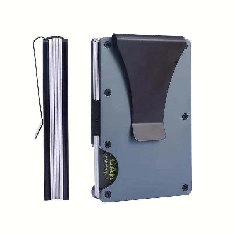 Aluminum Alloy RFID Blocking Card Holder Wallet