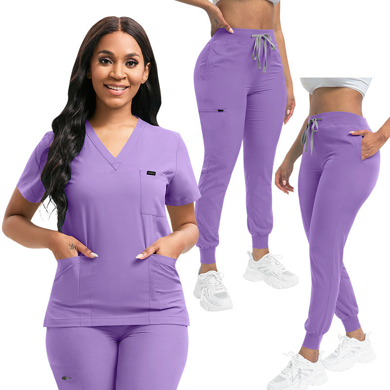 Unisex Medical Scrub Suit for Clinic and Nursing