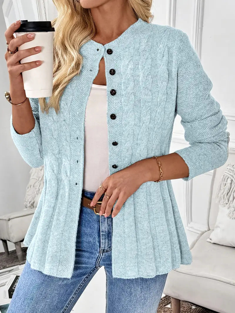 Long Sleeve Knitted Cardigan for Women