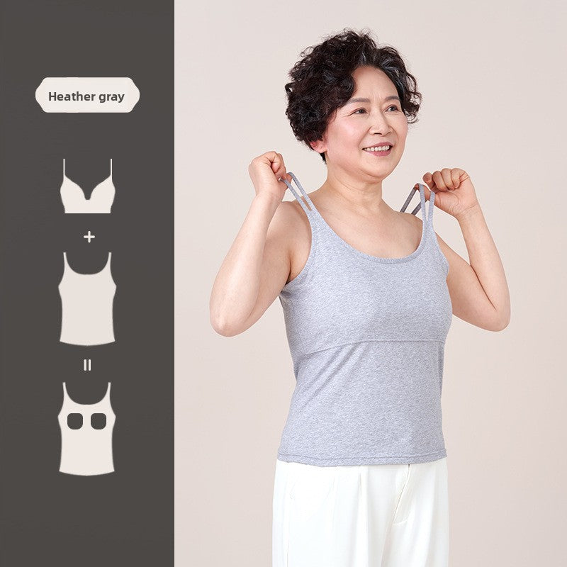 Pure Cotton Camisole Anti-Bump Undershirt