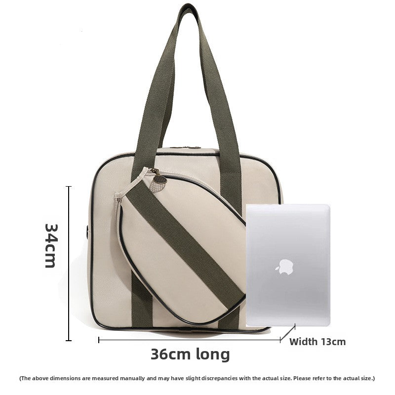 Dual Shoulder Sports Bag with Shoe Compartment