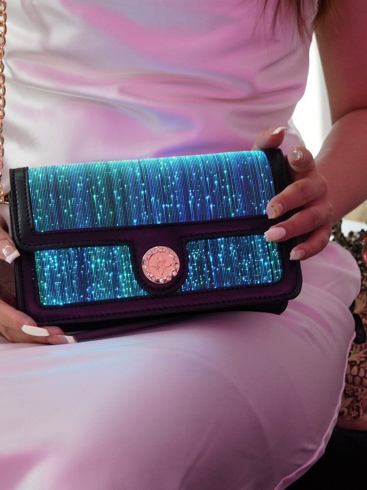 Luminous Crossbody Bag with Color Changing Feature