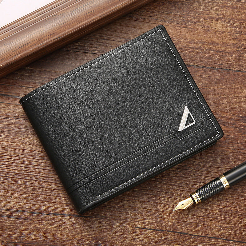 Mens Short Horizontal Leather Wallet