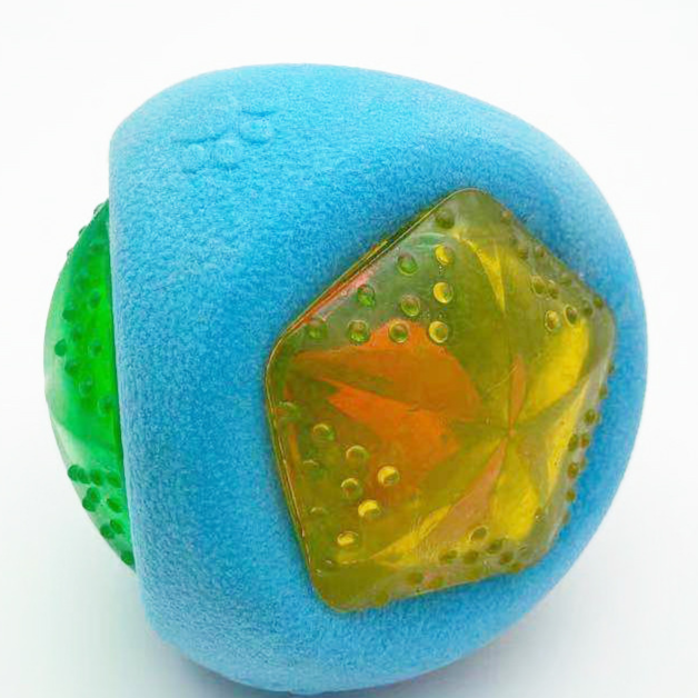 Glow in the Dark Chew Resistant Rubber Pet Training Ball