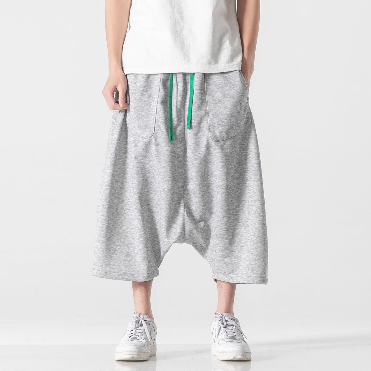 Japanese Style Cropped Casual Pants