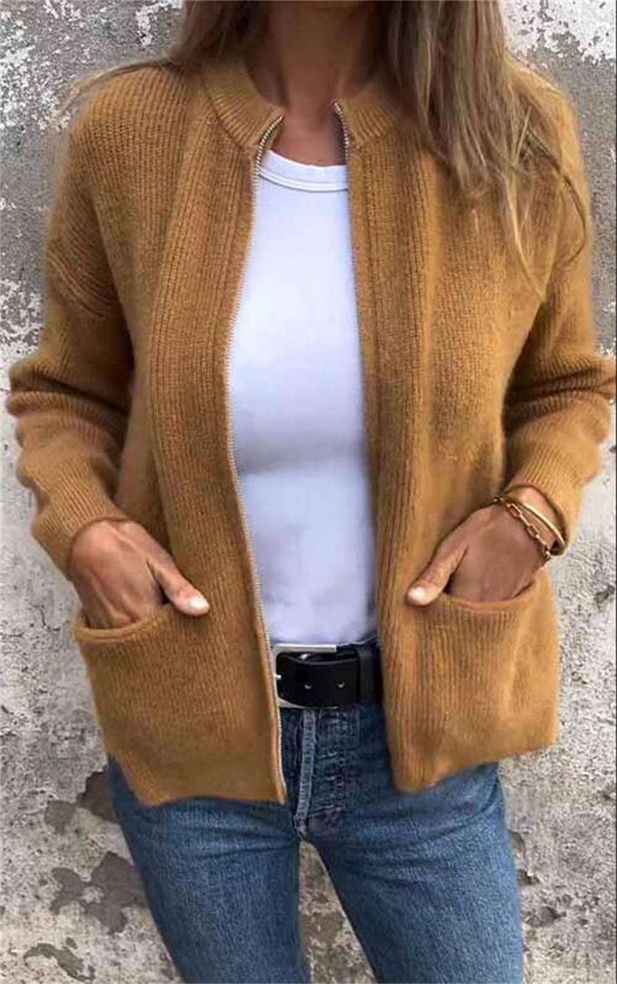 Womens Casual Long Sleeve Coat