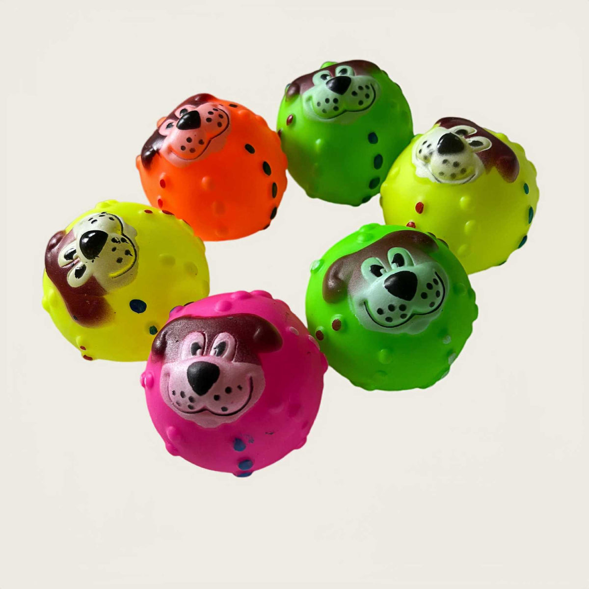 Vinyl Sound-Making Pet Toy Ball