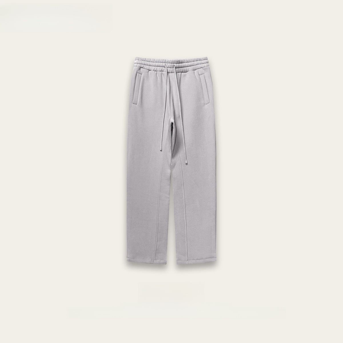 Winter Men's Solid Color Hooded Sweatshirt and Sweatpants Set