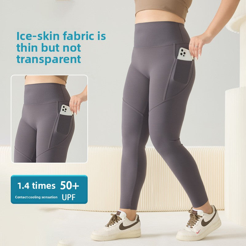 Plus Size High Waisted Yoga Leggings Butt Lifting Sports Tights for Women