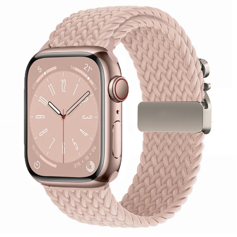 Braided Nylon Apple Watch Strap with Parachute Buckle
