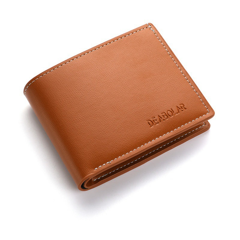 Mens Bifold PU Leather Wallet