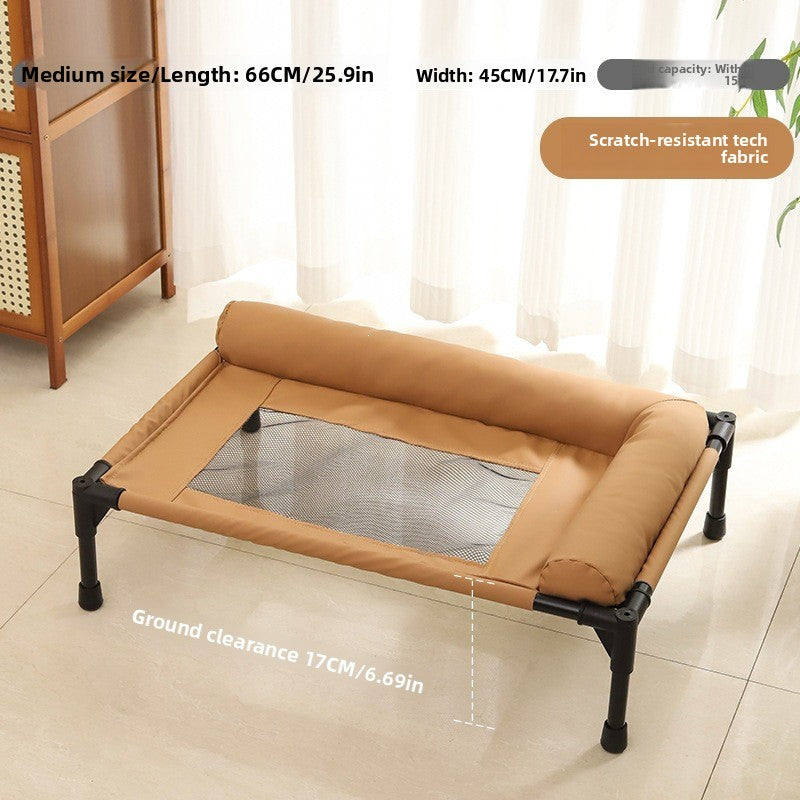 Breathable Pet Camp Bed for Dogs and Cats