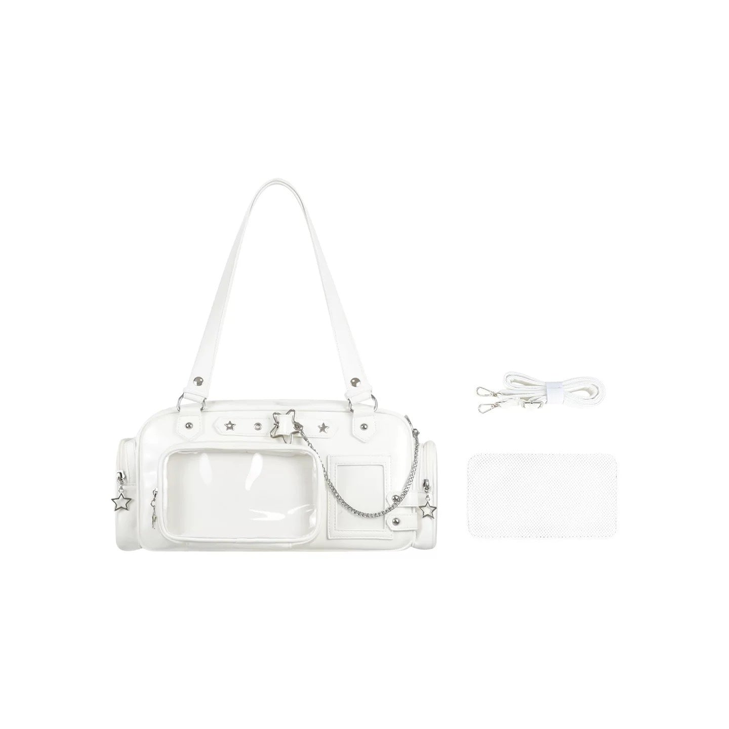 Transparent Square Crossbody Bag