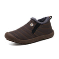 Waterproof snow boots for men, large-size cotton shoes, unisex footwear, lined men?s shoes for outdoor use
