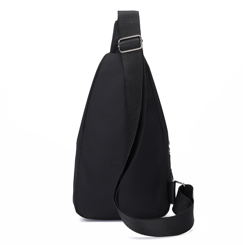 Mens PU Leather Crossbody Chest Bag