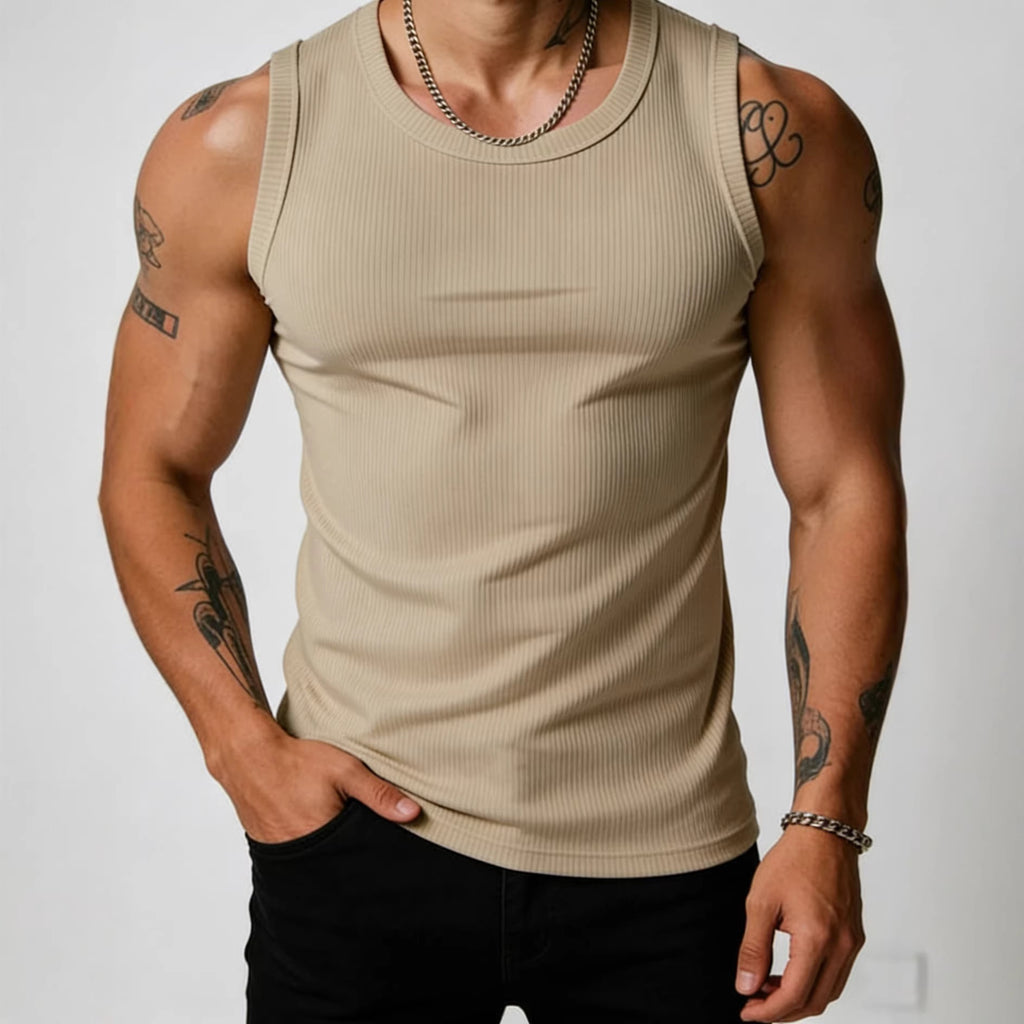 Hemmed tank top