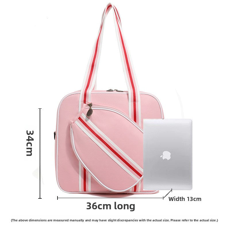 Dual Shoulder Sports Bag with Shoe Compartment