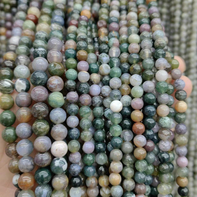 Natural Stone Crystal Loose Beads DIY Jewelry Making Accessories