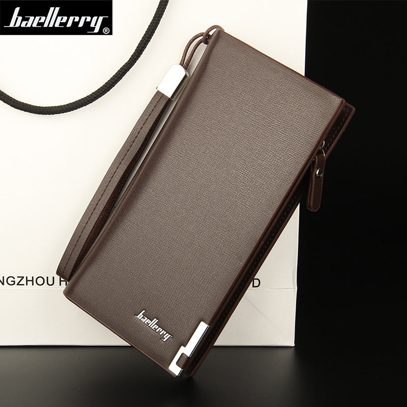 Mens Long Zipper Wallet